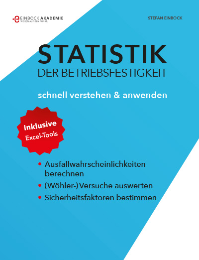 EinbockAkademie Buch Cover – Statistik der Betriebsfestigkeit